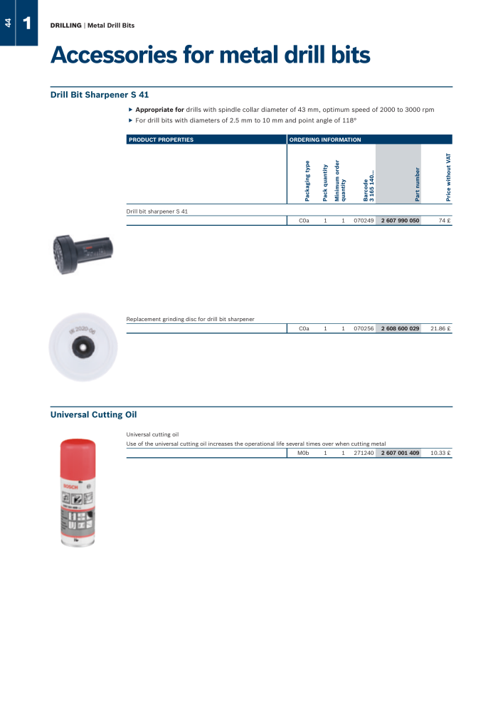 Bosch - Acessories NR.: 1942 - Seite 44