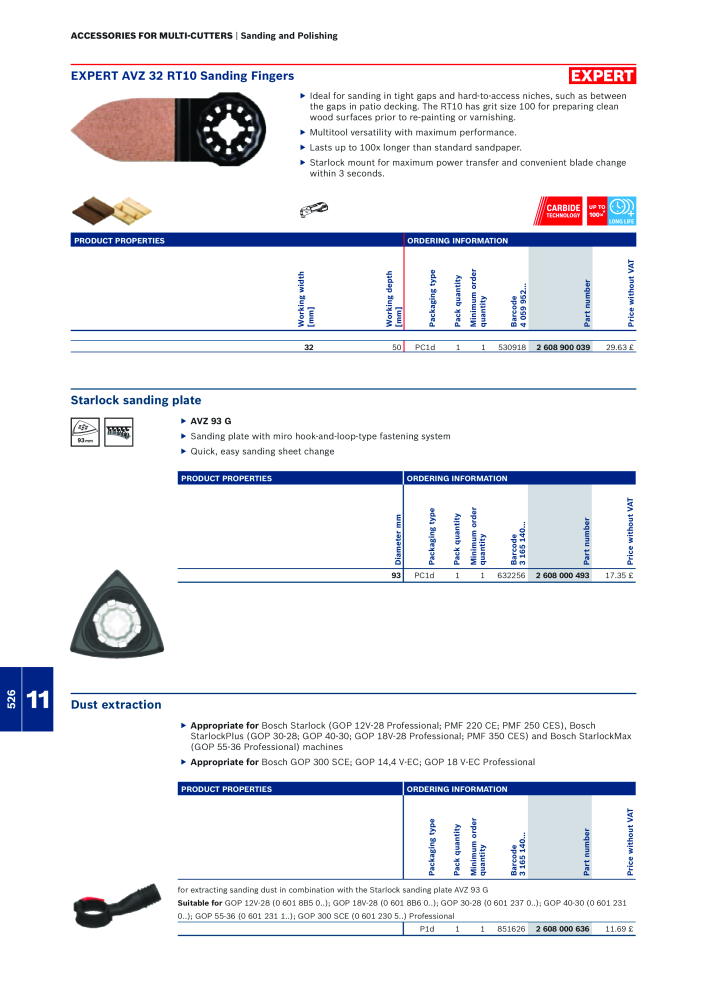 Bosch - Acessories NR.: 1942 - Seite 526