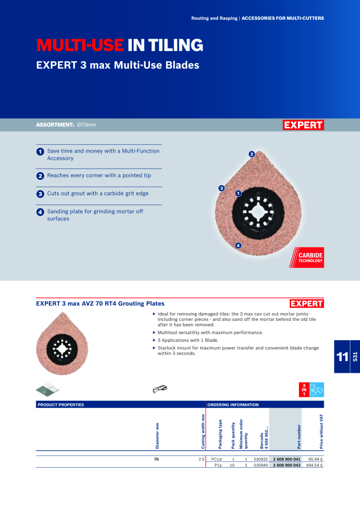 Bosch - Acessories NO.: 1942 - Page 531