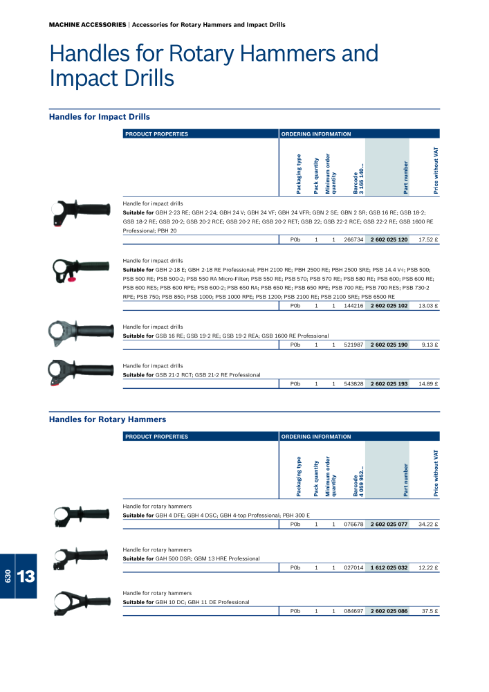 Bosch - Acessories NO.: 1942 - Page 630