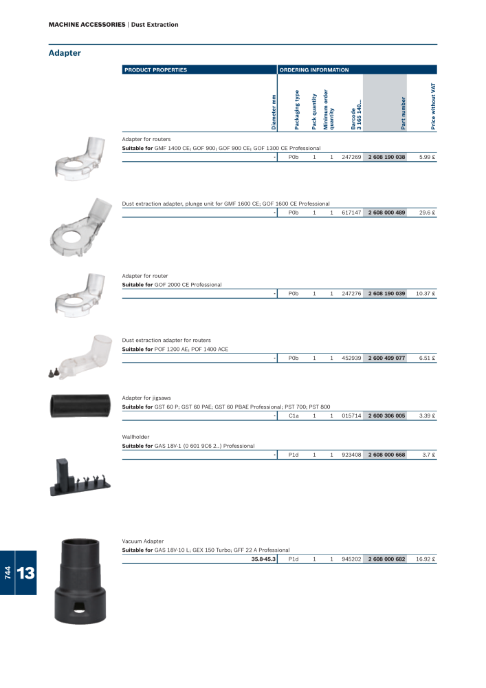Bosch - Acessories NO.: 1942 - Page 744