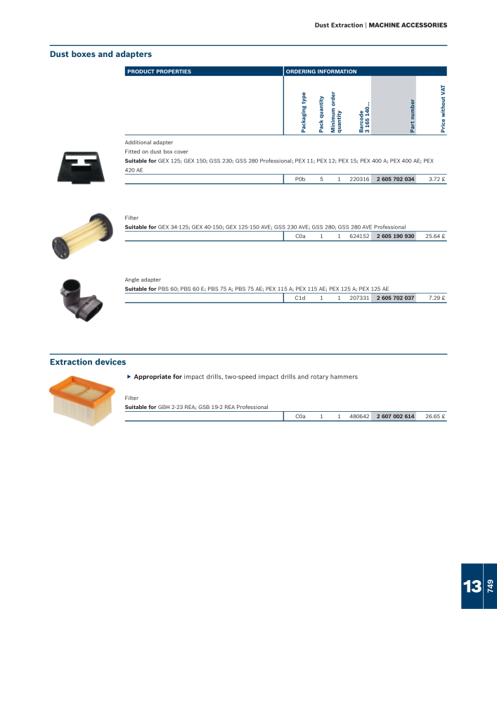 Bosch - Acessories NR.: 1942 - Seite 749