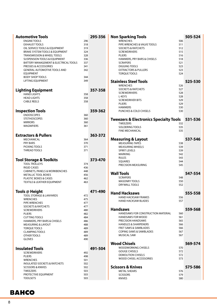 BAHCO Main Catalogue NO.: 1981 - Page 10