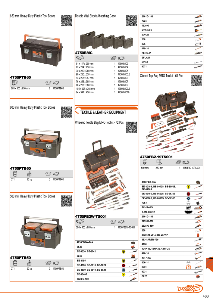 BAHCO Main Catalogue Č. 1981 - Strana 465