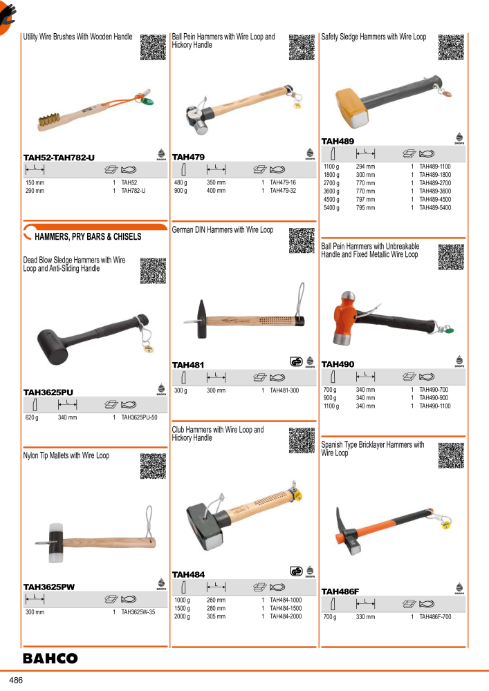 BAHCO Main Catalogue NO.: 1981 - Page 488