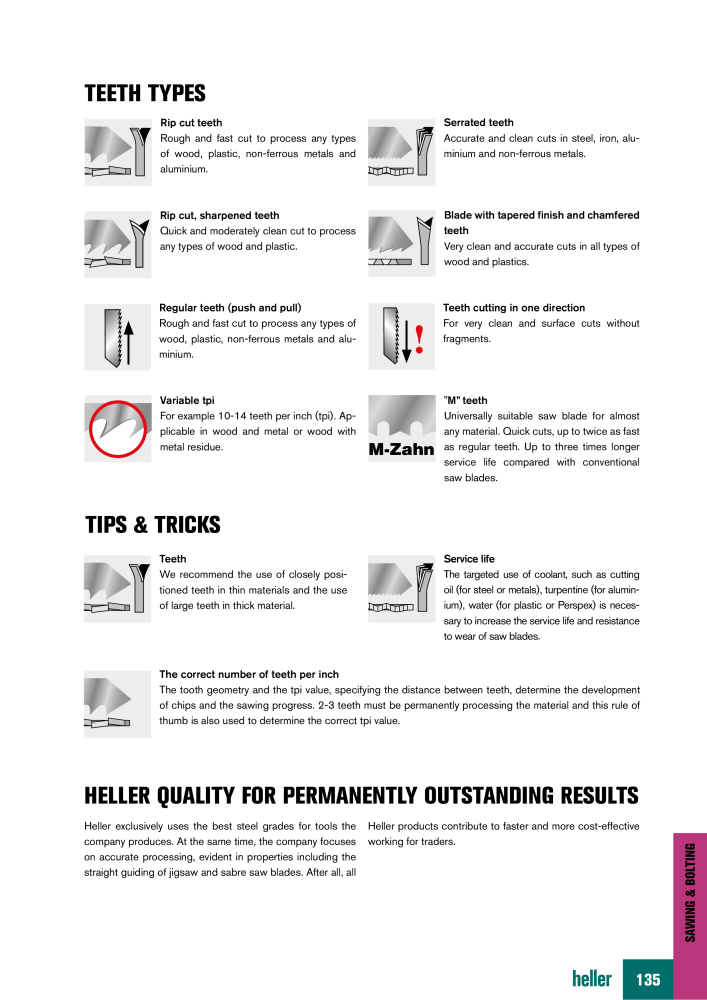 Heller Tools Catalog NO.: 19852 - Page 135