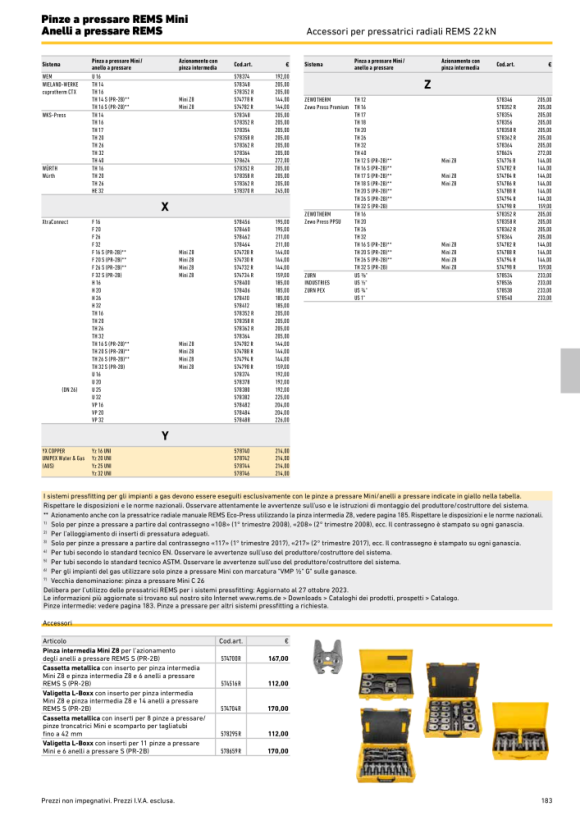 REMS Anello a pressare TH 12 S (PR-2B) 574776 R