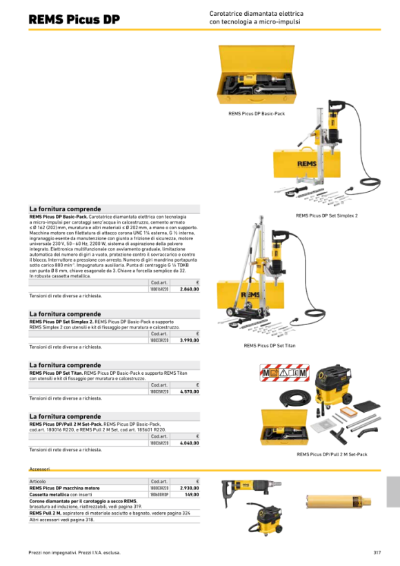 REMS Picus DP Set Solo fronte 2 180033 R220