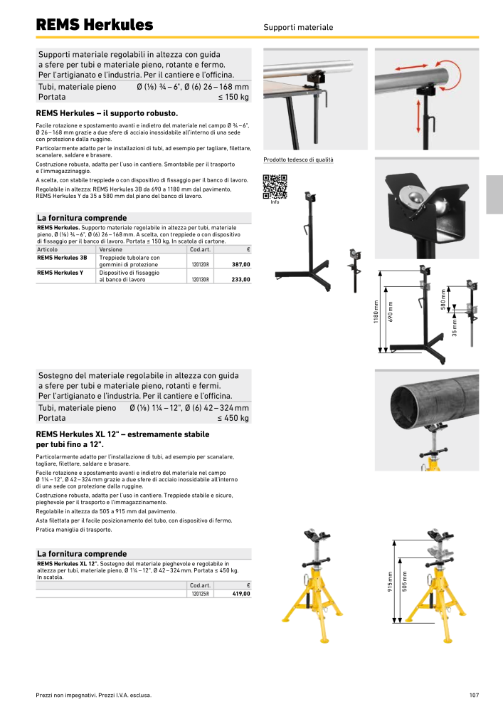Catalogo principale REMS lavorazione tubi n.: 19856 - Pagina 107