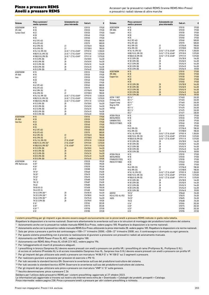 Catalogo principale REMS lavorazione tubi n.: 19856 - Pagina 203