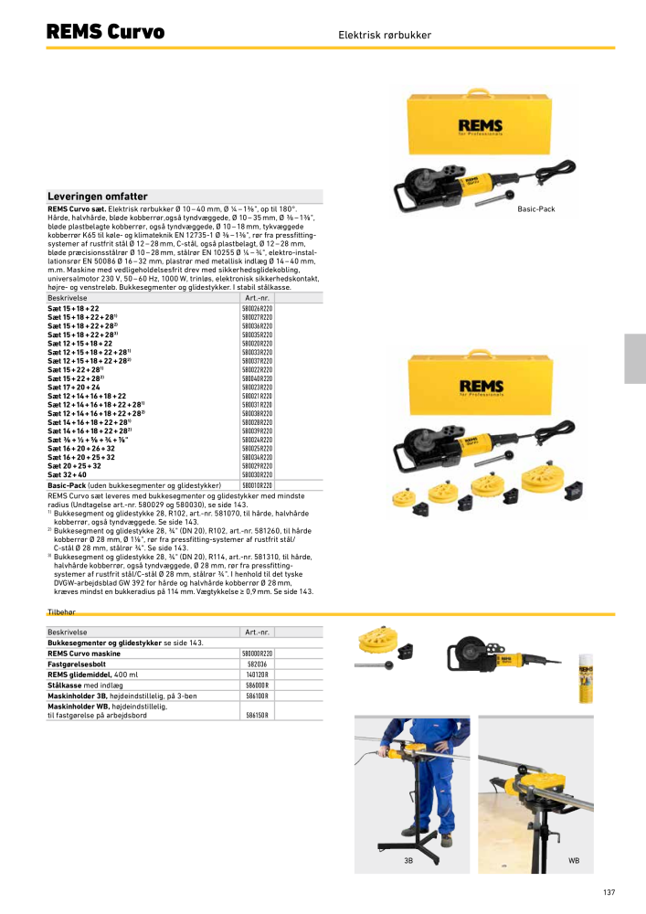 REMS vigtigste katalogrørbearbejdning NR.: 19857 - Side 137