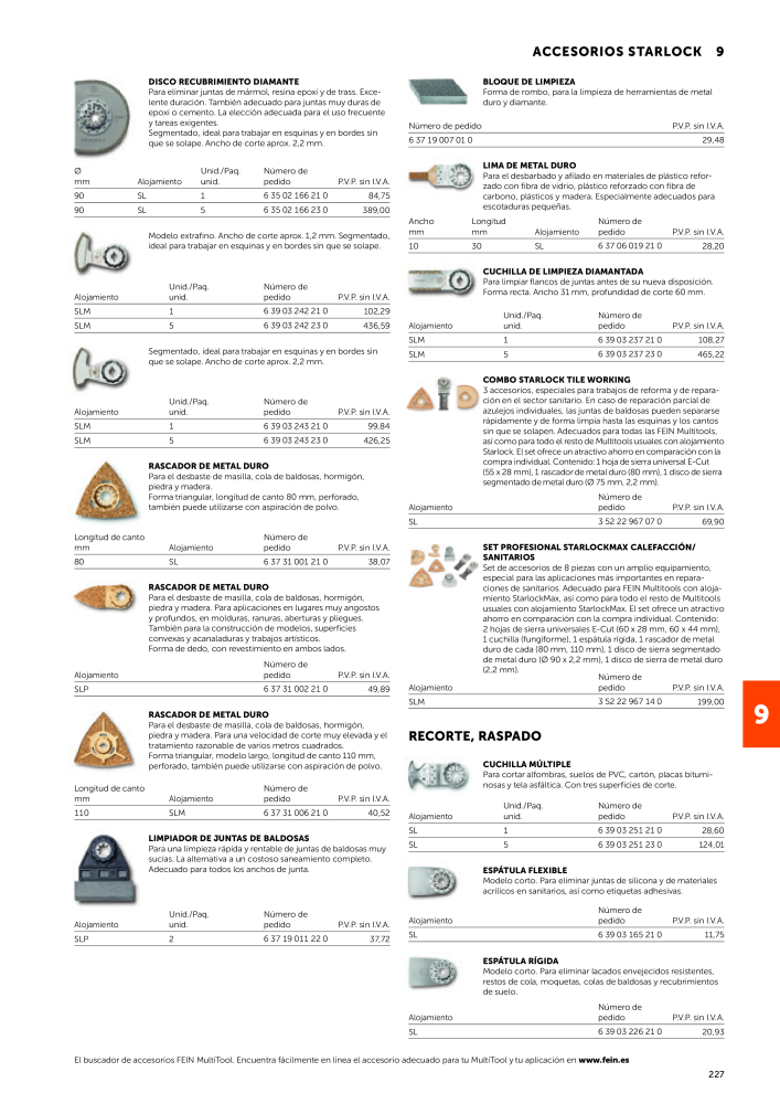 FEIN Catálogo Herramientas eléctricas NR.: 19892 - Seite 229