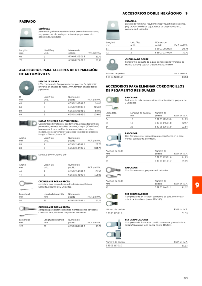 FEIN Catálogo Herramientas eléctricas Nº: 19892 - Página 245