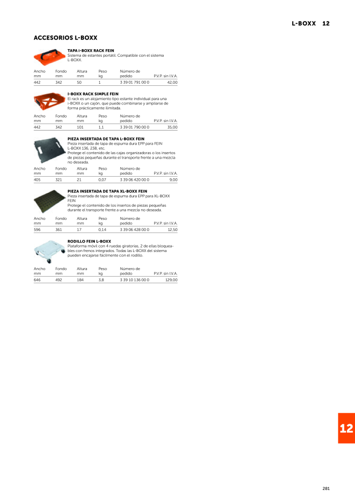 FEIN Catálogo Herramientas eléctricas NR.: 19892 - Seite 283