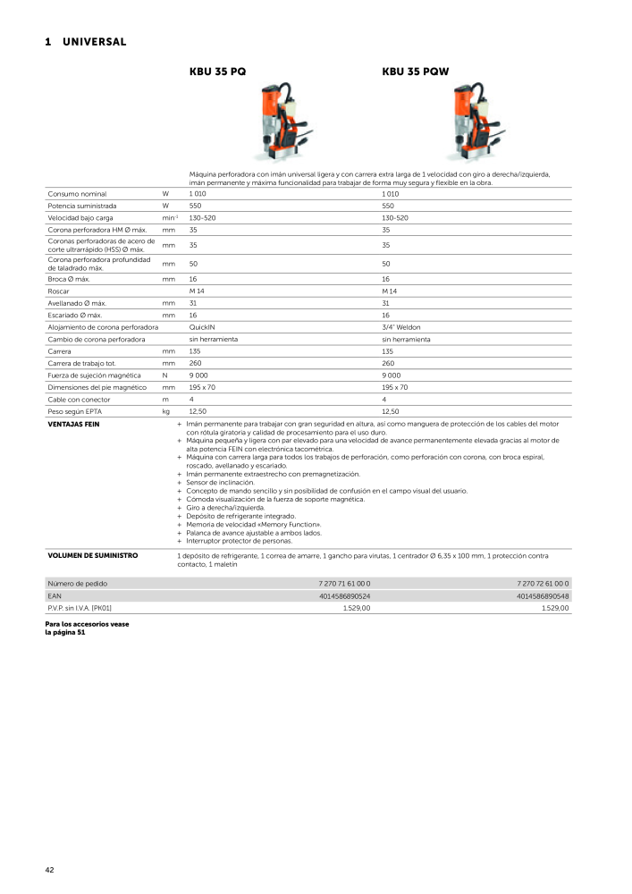 FEIN Catálogo Herramientas eléctricas Nº: 19892 - Página 44