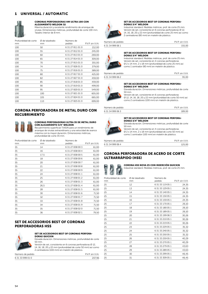 FEIN Catálogo Herramientas eléctricas Nº: 19892 - Página 56