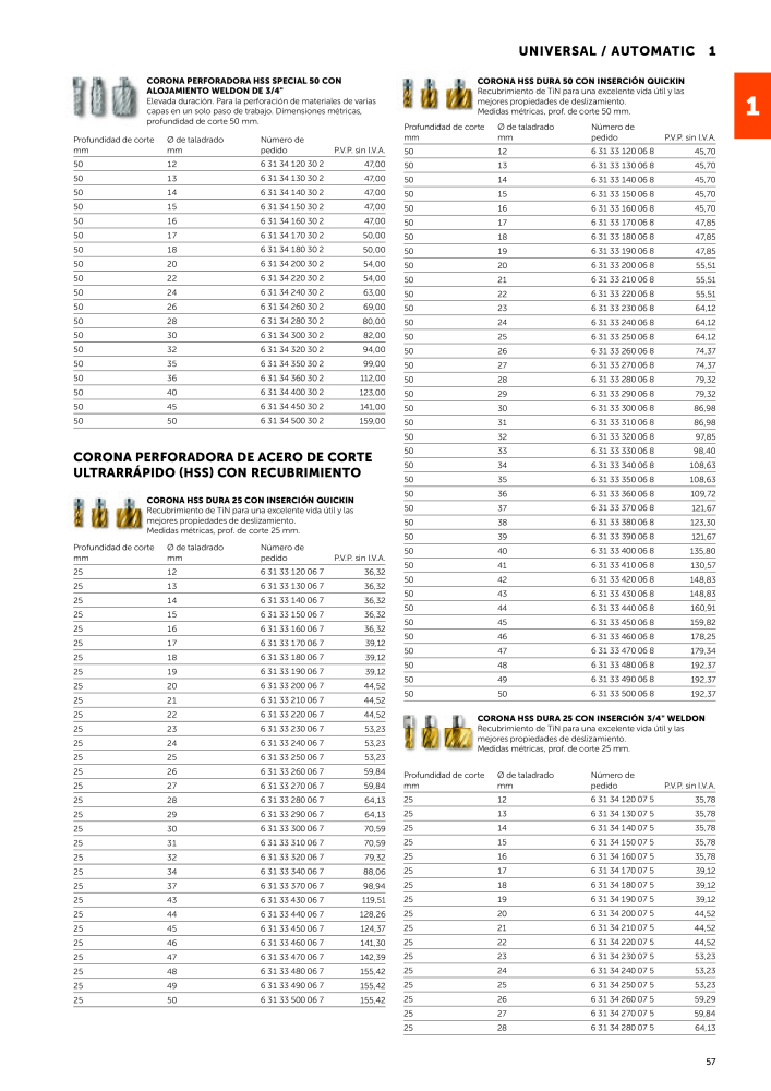 FEIN Catálogo Herramientas eléctricas Nº: 19892 - Página 59