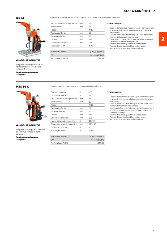 FEIN Catálogo Herramientas eléctricas Nº: 19892 - Página 81