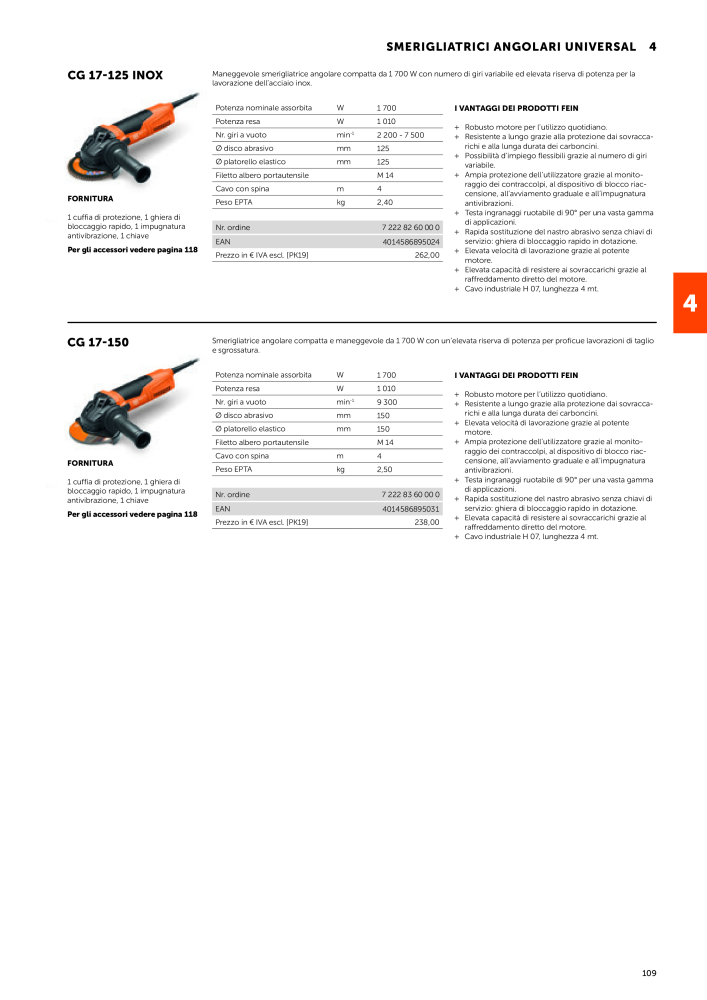 FEIN Catalogo Utensili elettrici NR.: 19896 - Pagina 111