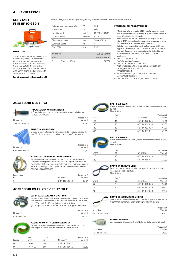 FEIN Catalogo Utensili elettrici NEJ.: 19896 - Sida 132