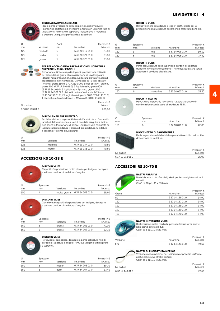 FEIN Catalogo Utensili elettrici n.: 19896 - Pagina 135