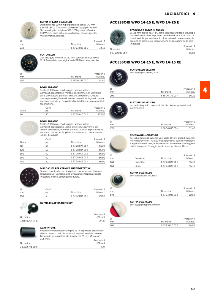 FEIN Catalogo Utensili elettrici NEJ.: 19896 - Sida 145