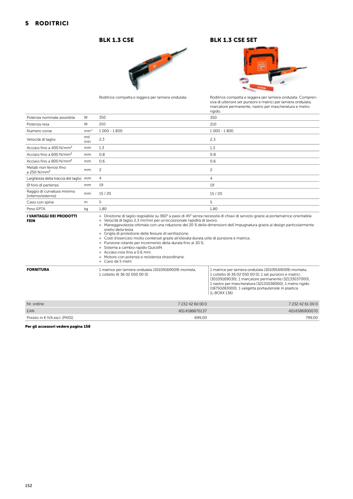 FEIN Catalogo Utensili elettrici NR.: 19896 - Pagina 154