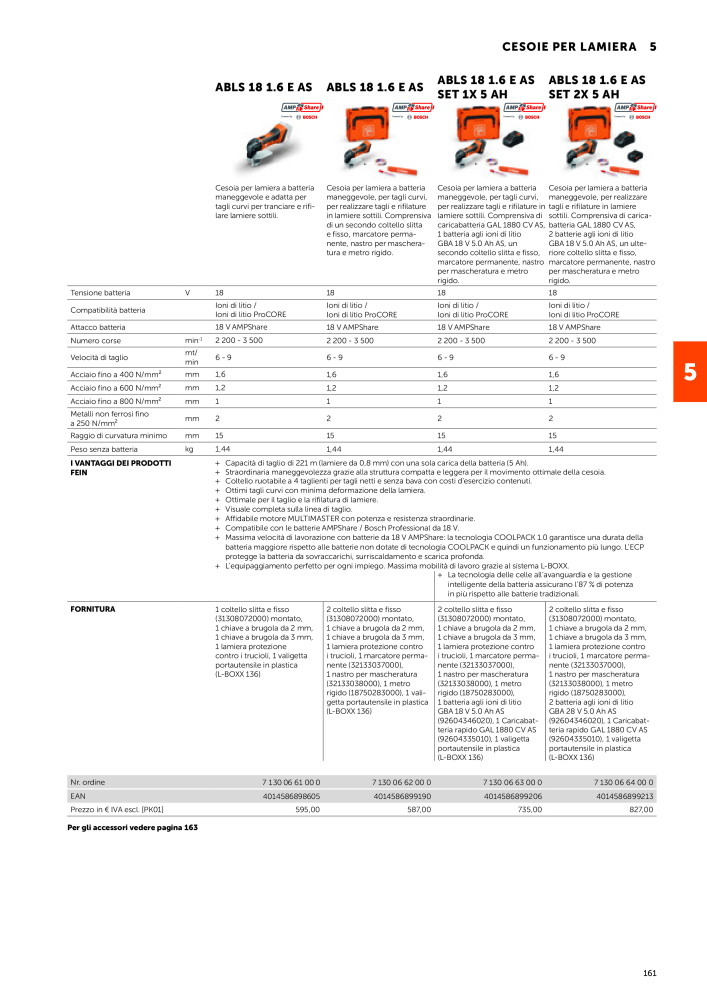 FEIN Catalogo Utensili elettrici NO.: 19896 - Page 163