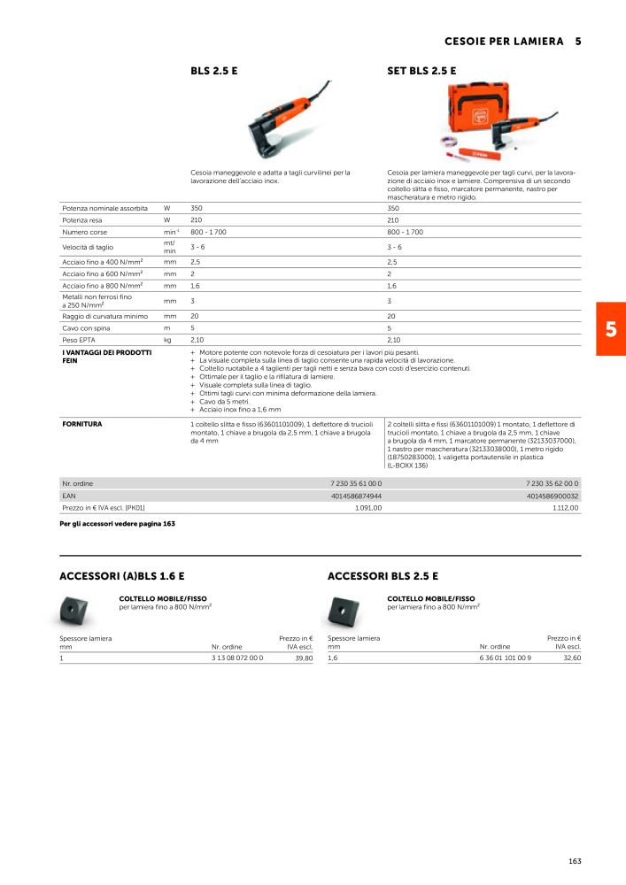 FEIN Catalogo Utensili elettrici NR.: 19896 - Seite 165