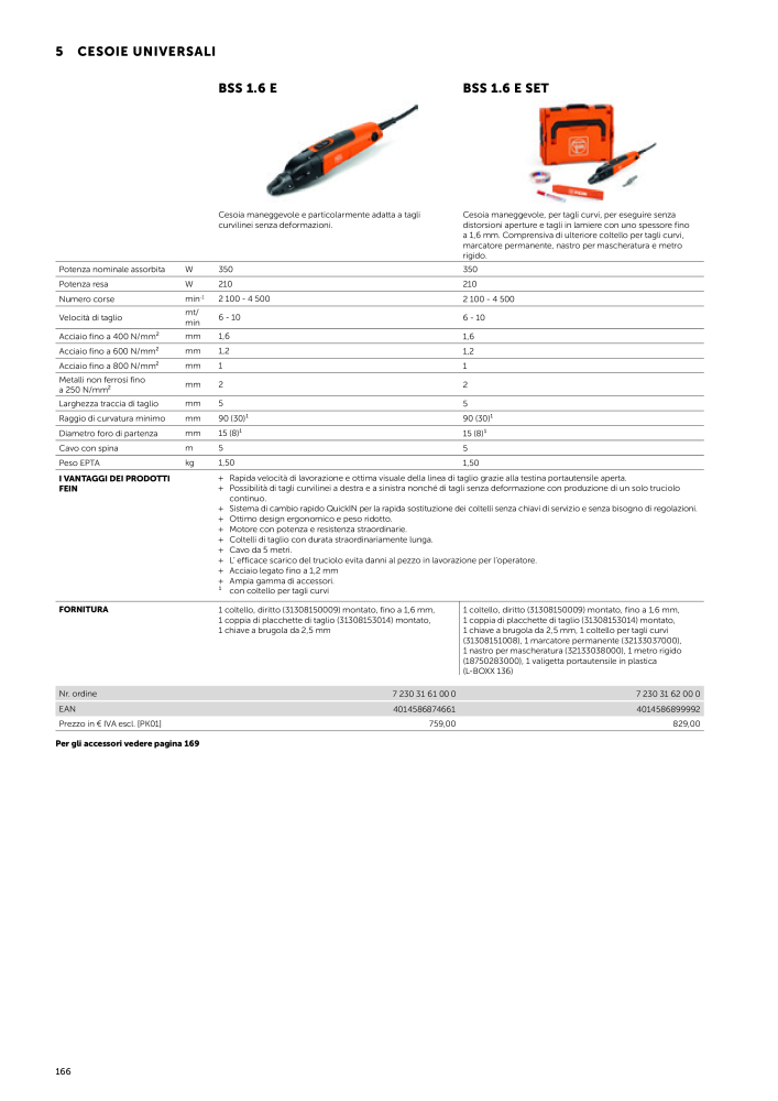 FEIN Catalogo Utensili elettrici Nº: 19896 - Página 168