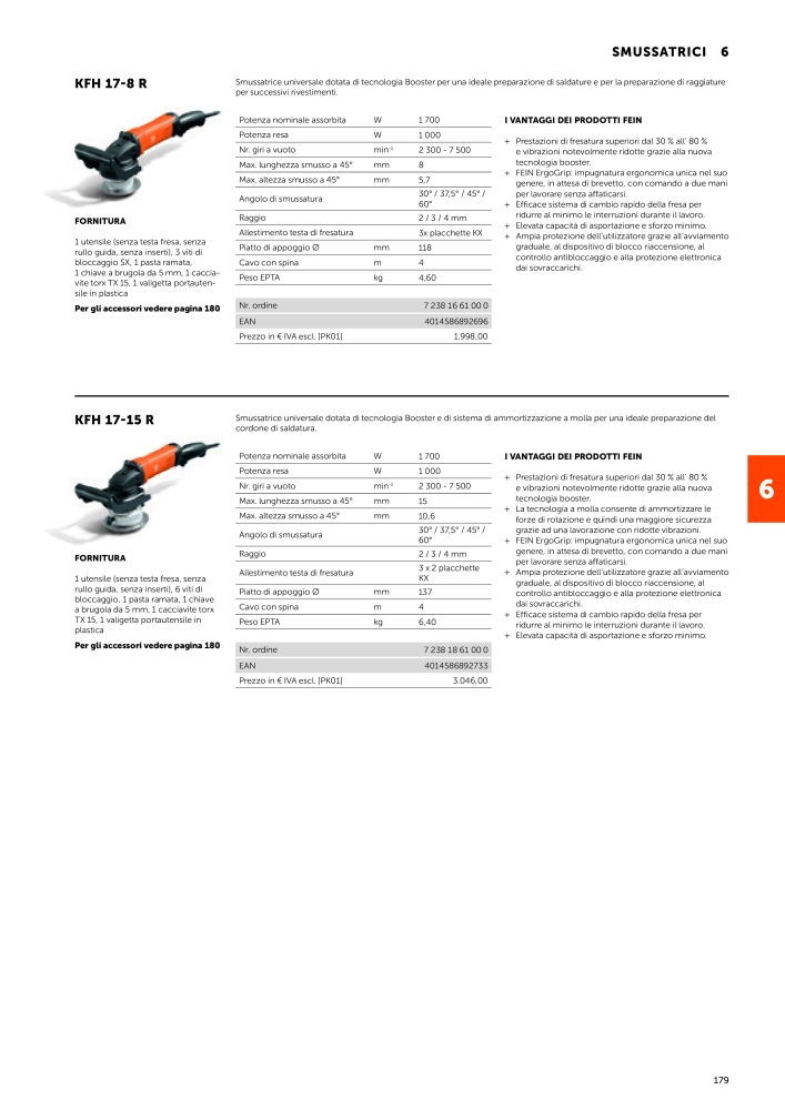 FEIN Catalogo Utensili elettrici n.: 19896 - Pagina 181