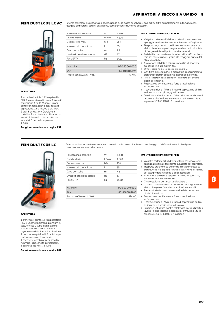 FEIN Catalogo Utensili elettrici NO.: 19896 - Page 201