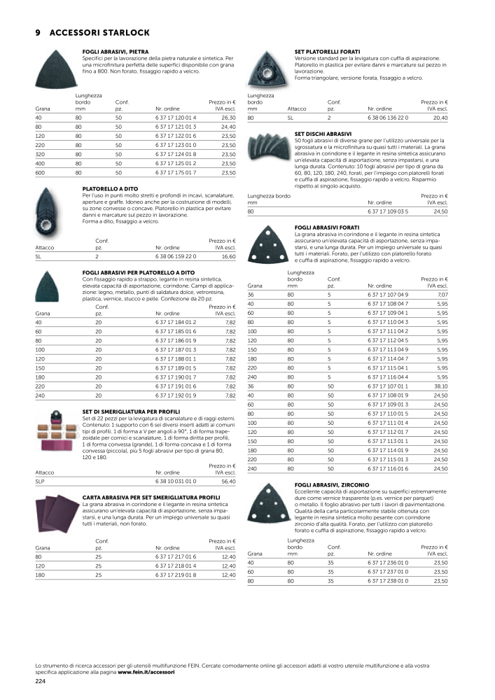 FEIN Catalogo Utensili elettrici NR.: 19896 - Strona 226