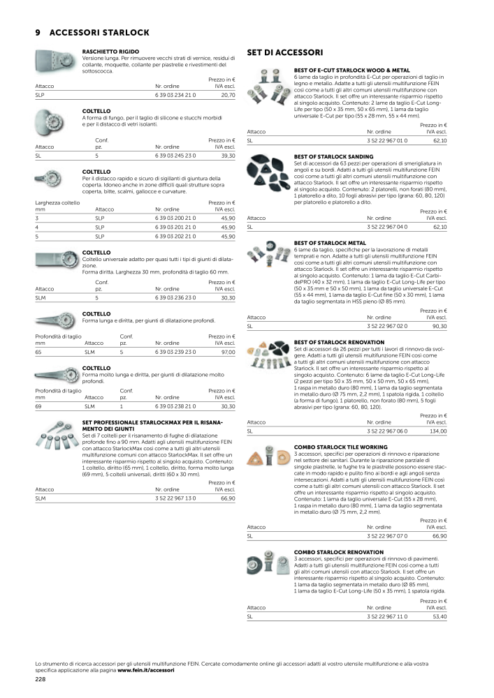 FEIN Catalogo Utensili elettrici NR.: 19896 - Seite 230