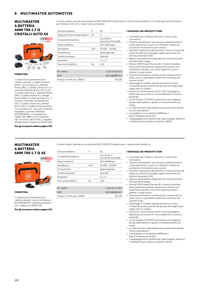 FEIN Catalogo Utensili elettrici NO.: 19896 - Page 234