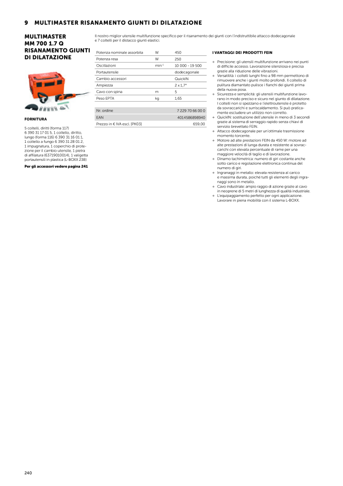 FEIN Catalogo Utensili elettrici NEJ.: 19896 - Sida 242