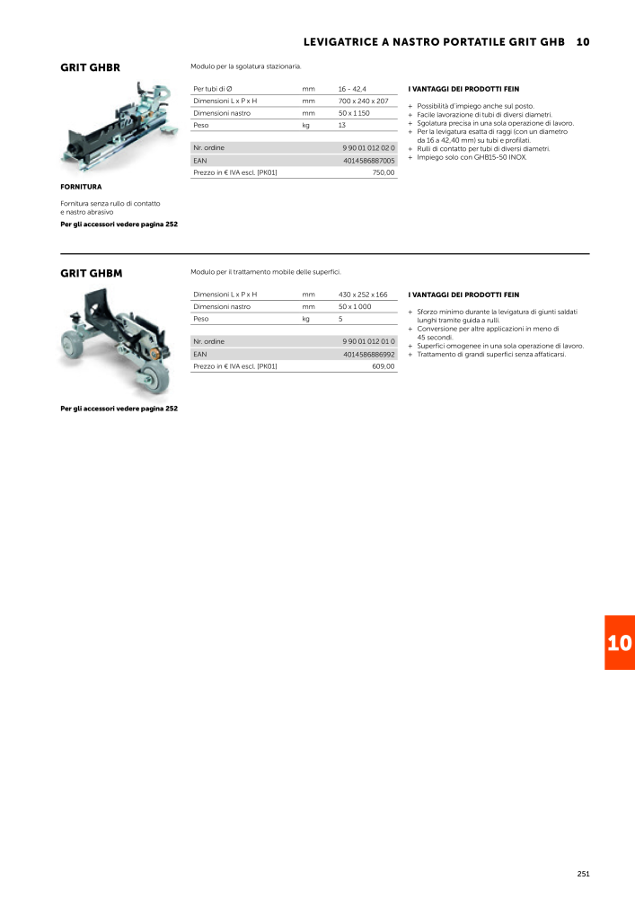 FEIN Catalogo Utensili elettrici NEJ.: 19896 - Sida 253