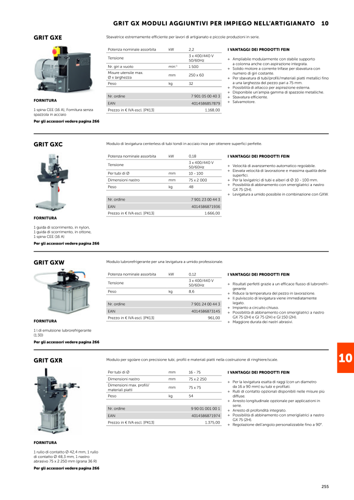 FEIN Catalogo Utensili elettrici NO.: 19896 - Page 257