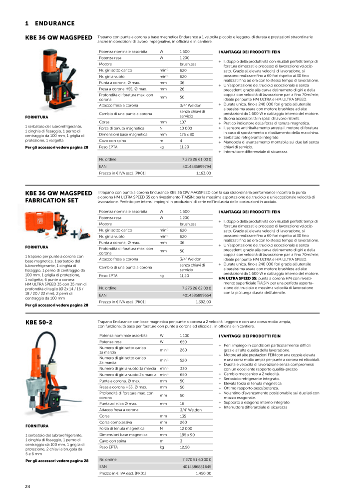 FEIN Catalogo Utensili elettrici Nº: 19896 - Página 26