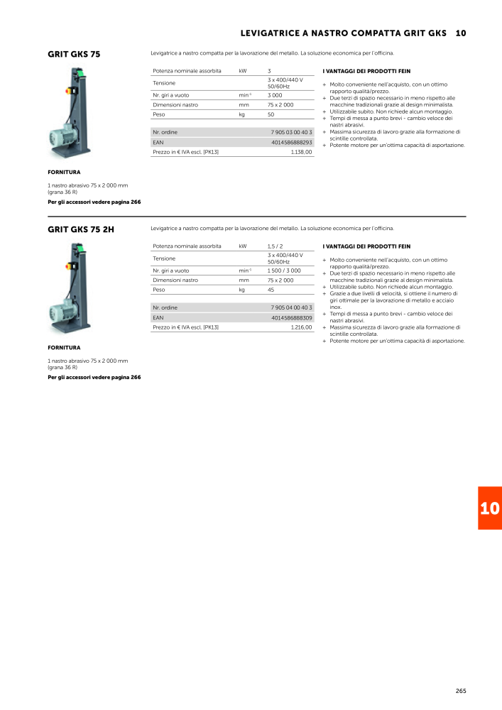 FEIN Catalogo Utensili elettrici NR.: 19896 - Pagina 267