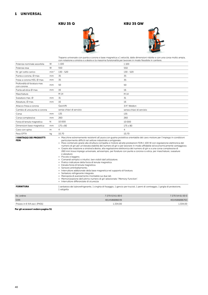 FEIN Catalogo Utensili elettrici NO.: 19896 - Page 42