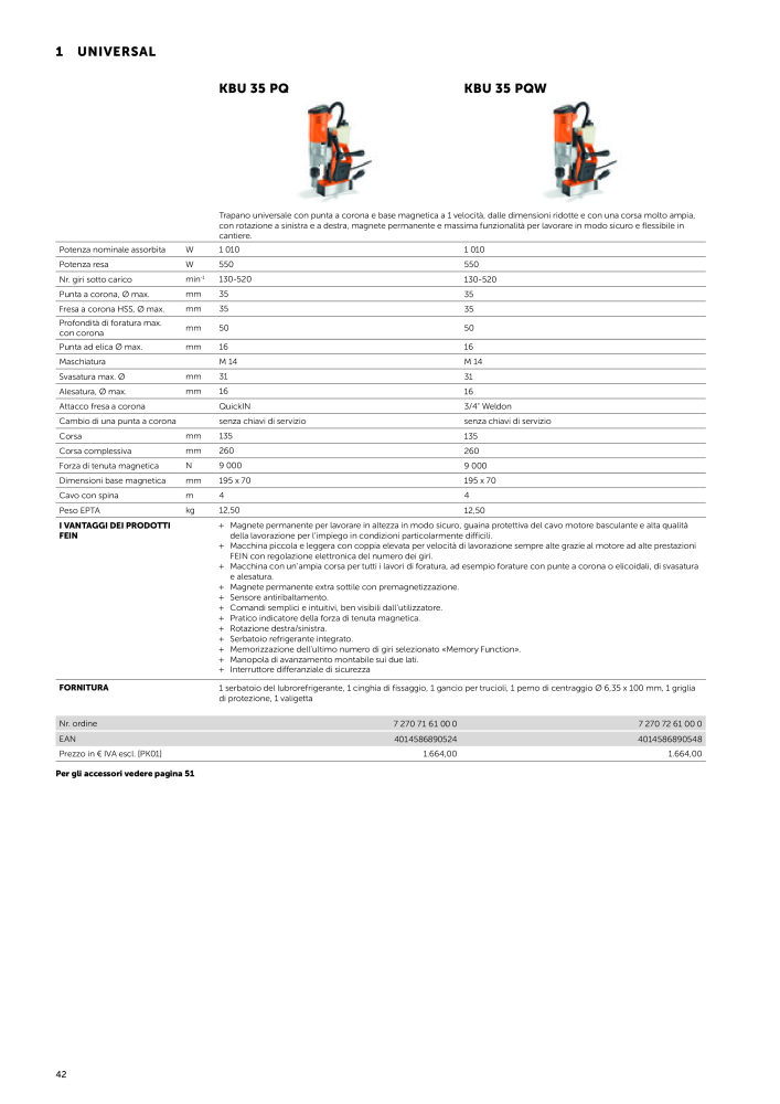 FEIN Catalogo Utensili elettrici NO.: 19896 - Page 44