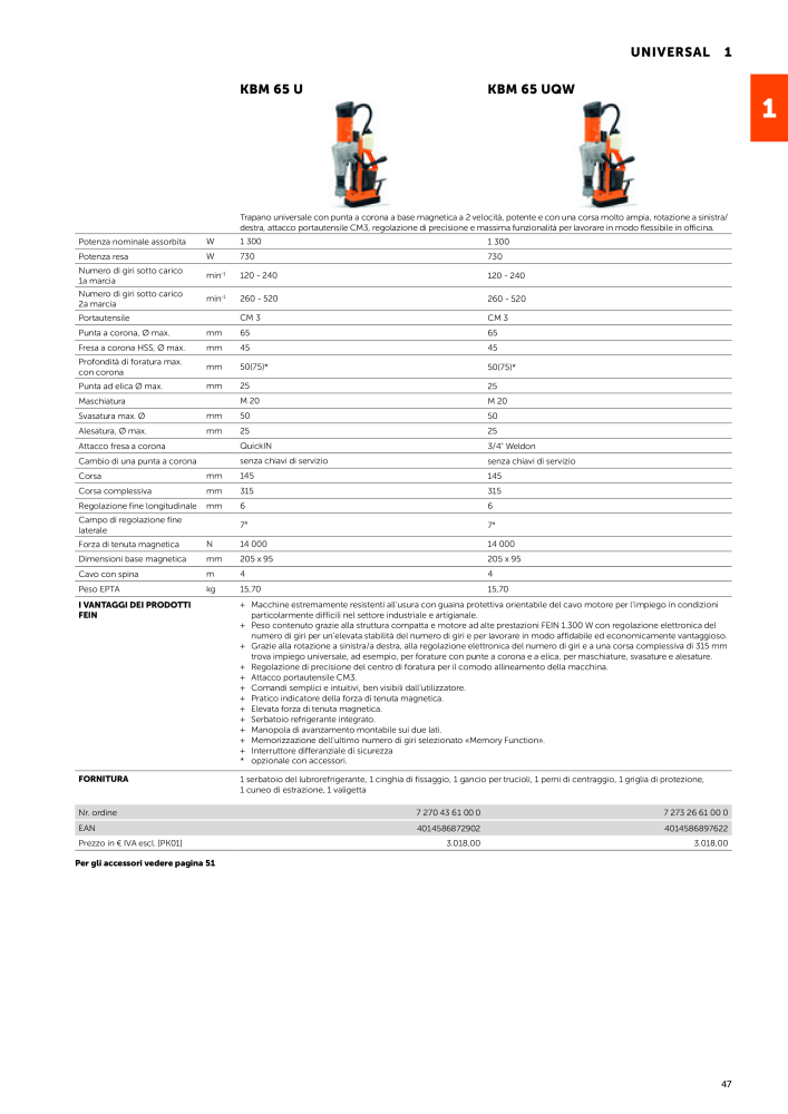 FEIN Catalogo Utensili elettrici Nº: 19896 - Página 49