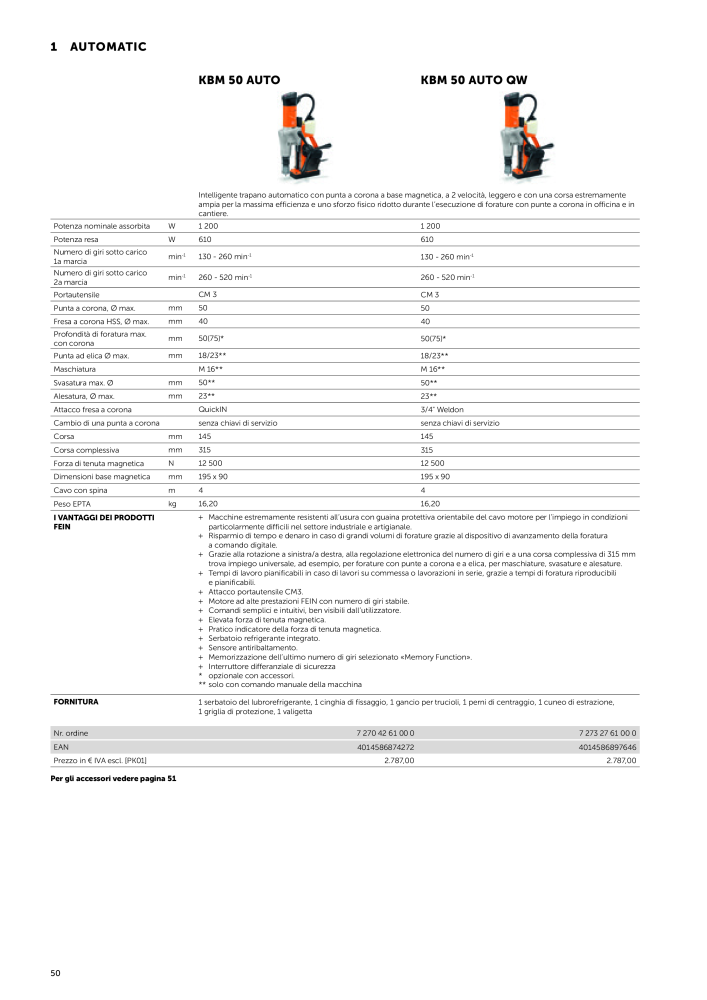 FEIN Catalogo Utensili elettrici n.: 19896 - Pagina 52