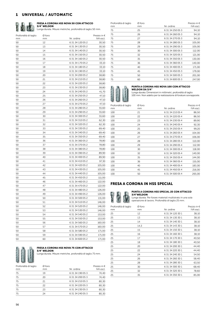 FEIN Catalogo Utensili elettrici NO.: 19896 - Page 58