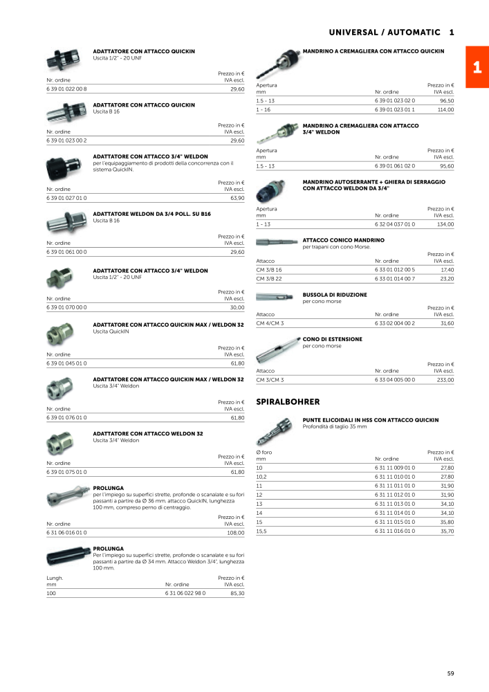 FEIN Catalogo Utensili elettrici NR.: 19896 - Seite 61