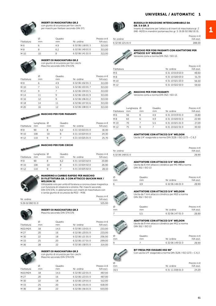 FEIN Catalogo Utensili elettrici NEJ.: 19896 - Sida 63