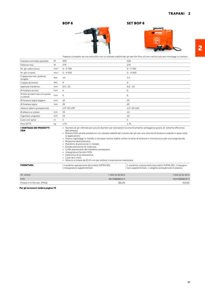 FEIN Catalogo Utensili elettrici NR.: 19896 - Pagina 69