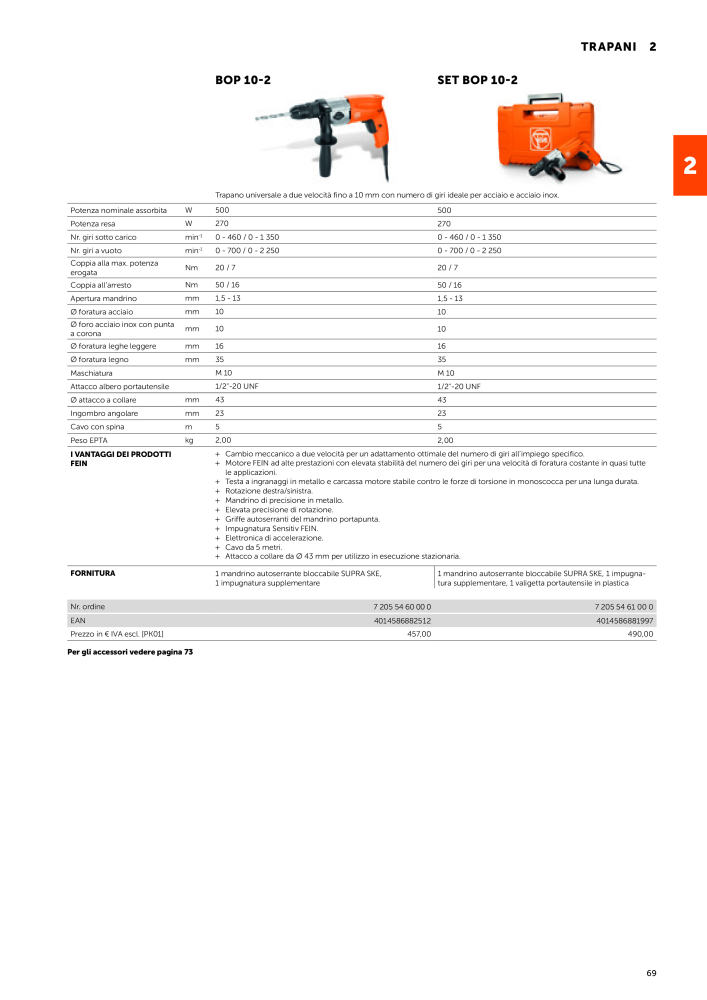 FEIN Catalogo Utensili elettrici NO.: 19896 - Page 71