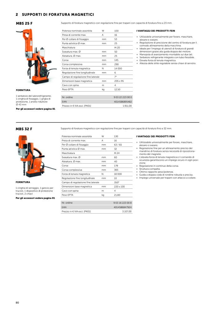 FEIN Catalogo Utensili elettrici Č. 19896 - Strana 82